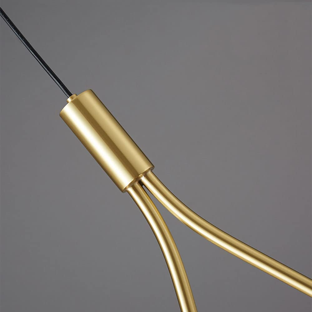 Moderne Nordische Aufhängung aus Eisen und Glas mit elegantem verstellbarem Design