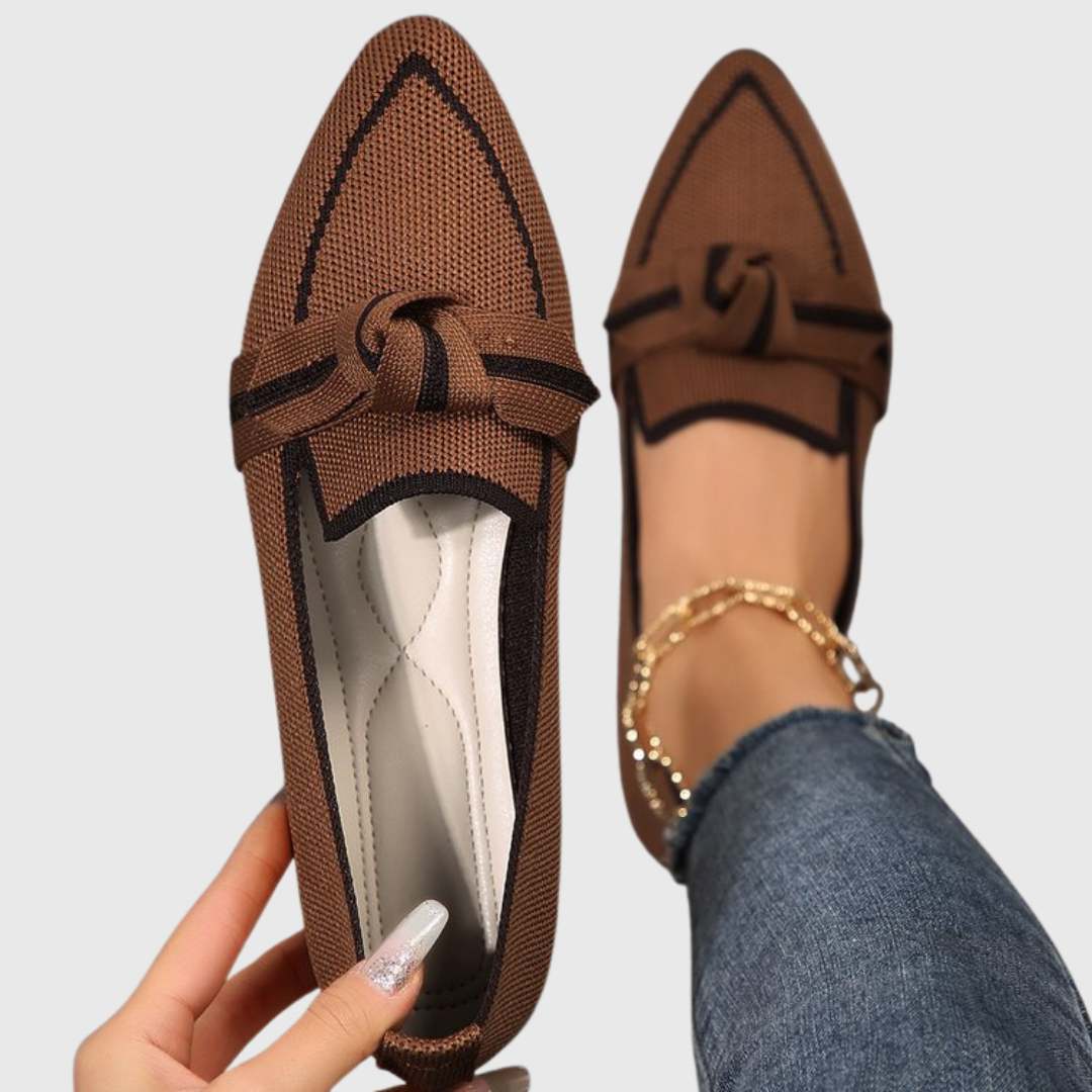 Milena - Comfortable Knotted Loafers for Stylish Comfort