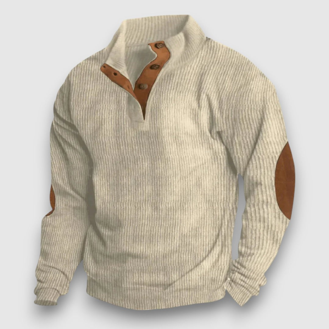 Hudson - Moderner gestrickter Streifenstil mit Knöpfen für einen eleganten Look