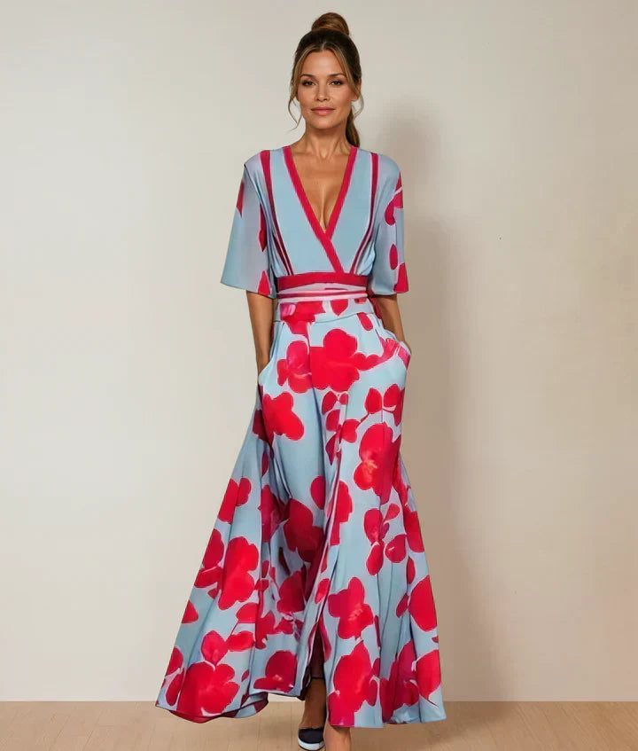 Elegantes Kleid mit sorgfältig gestalteten Ärmeln
