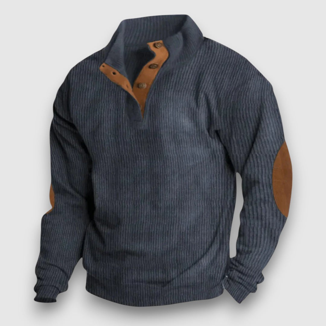 Hudson - Moderner gestrickter Streifenstil mit Knöpfen für einen eleganten Look