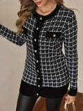 Chic und elegant – Langärmliger Cardigan für alltägliche Eleganz Damen