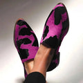 Mutige Tierprint-Loafer für einen auffälligen Look