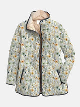 Nola gequiltete Jacke mit Blumenprint