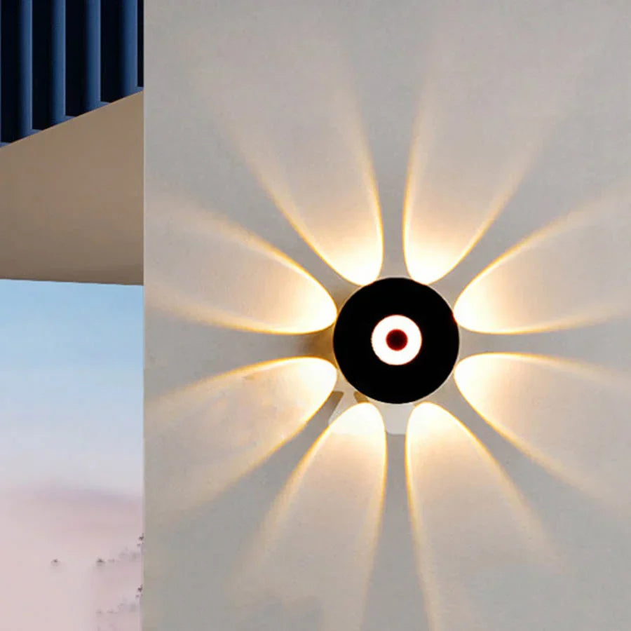 PatioShine - Außen-Wandapplikation mit LED-Beleuchtung für elegante Atmosphären auf Wegen und Terrassen