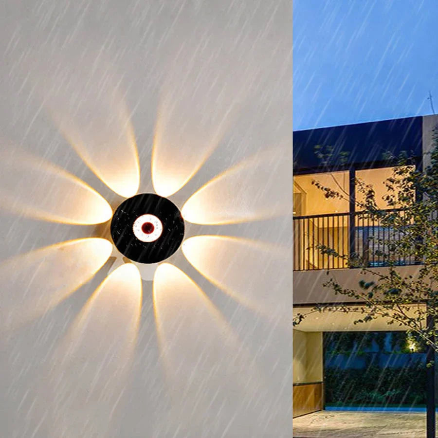 PatioShine - Außen-Wandapplikation mit LED-Beleuchtung für elegante Atmosphären auf Wegen und Terrassen