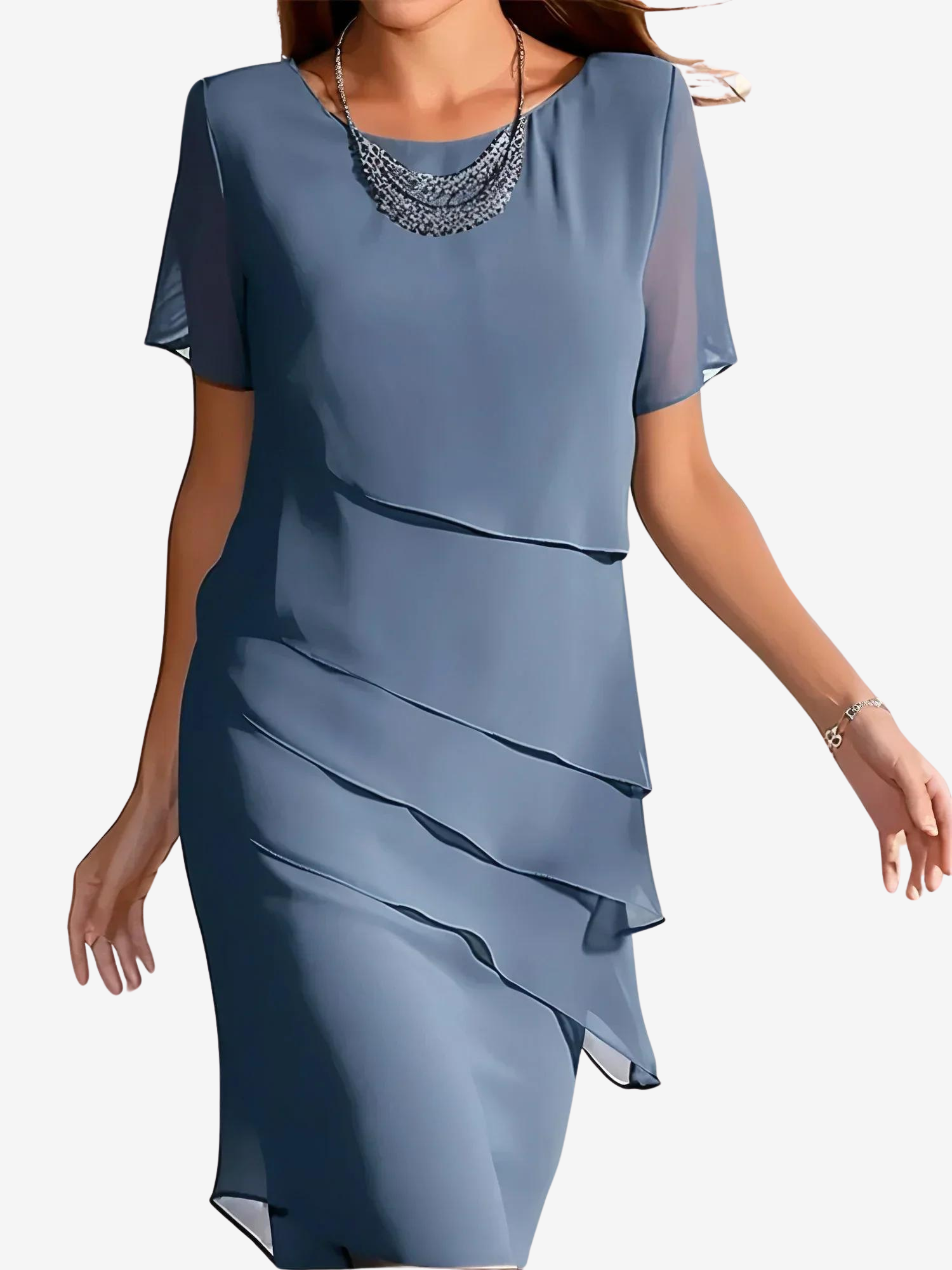 Fiora – Chic Bauchbedeckungskleid für einen schmeichelhaften, mühelosen Look