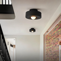 Stilfuld moderne rund LED-dekselampe til et lyst og elegant interiør