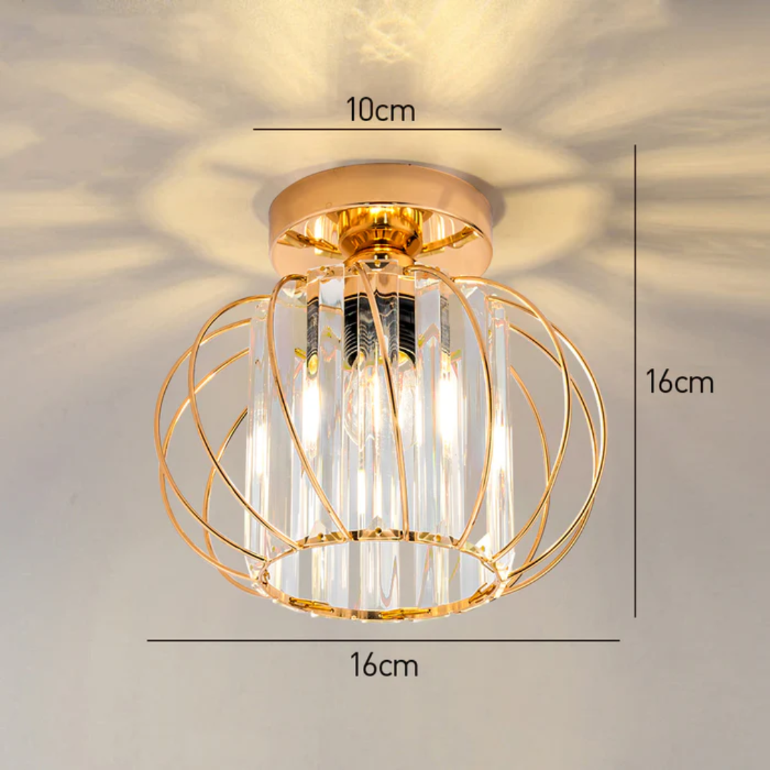 Elegante moderne Glas-Deckenleuchte Panacea