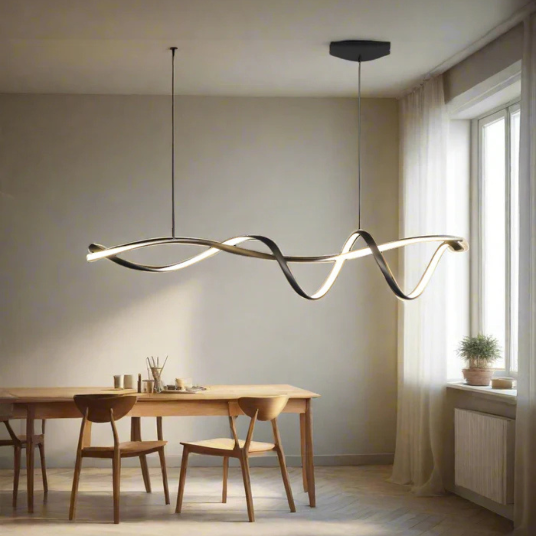 Noxis - stilvolle moderne LED-Hängeleuchte für den Esstisch