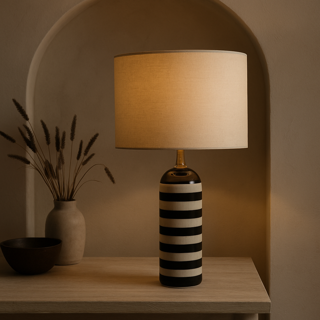 Florentha - Luxuriöse Marmor-Tischlampe für elegante Beleuchtung