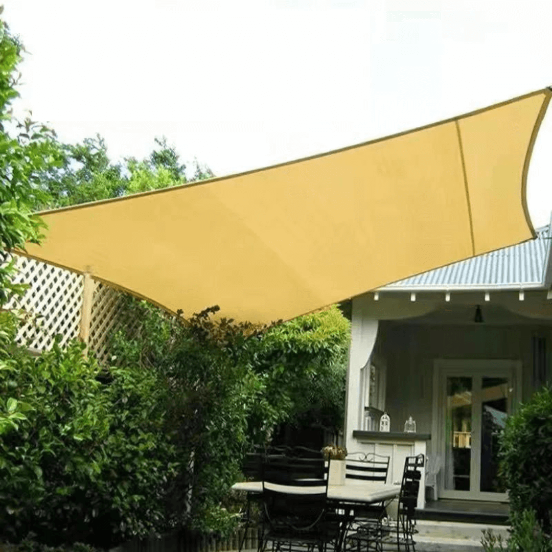 Zonneschermnet Schwarz HDPE - UV Werend Schaduwdoek für Terras & Tuin