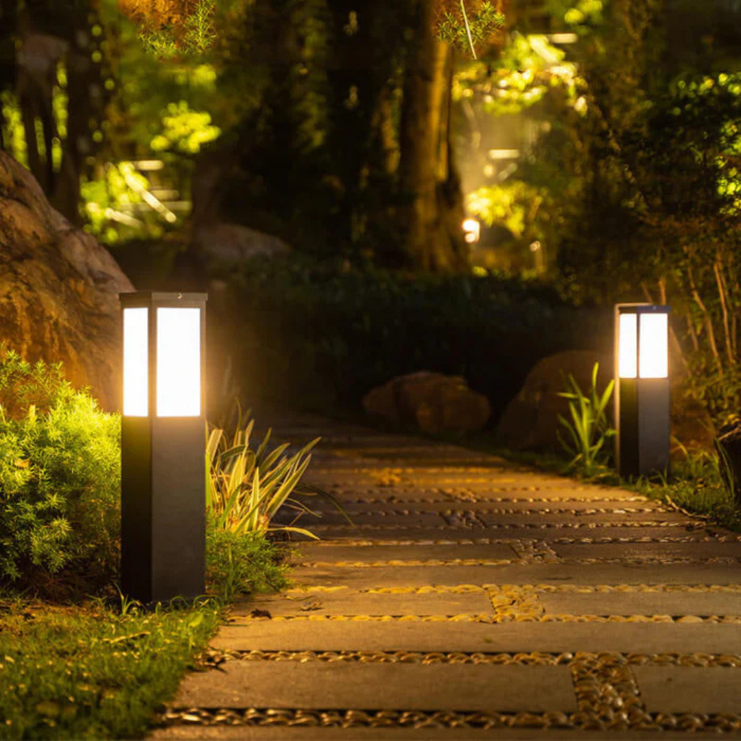Viora – Energieeffiziente Moderne Solar Außenlampe für stilvolle Beleuchtung