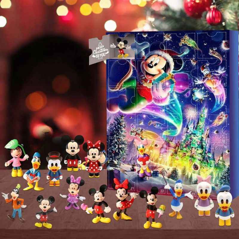 DreamMagic Disney Adventskalender Weihnachtsgeschenke Set – Perfekt für Geschenkebegeisterte Kinder und Fans