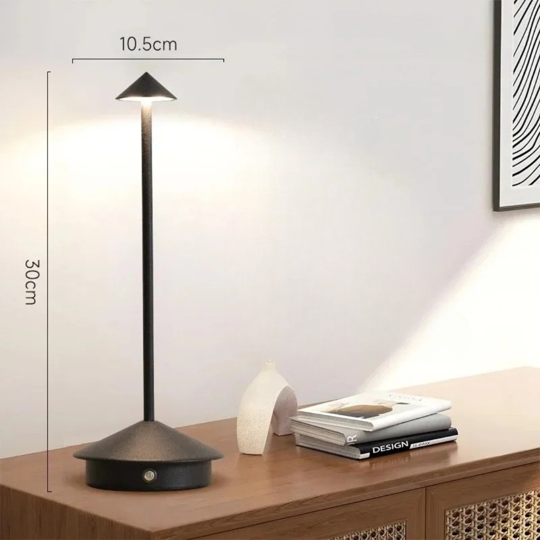 Solea - Elegante kabellose dimmbare LED-Tischlampe für stimmungsvolles Licht
