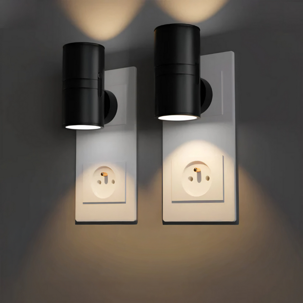 Dimmbares Wand-Nachtlicht – LED-Steckdosenlampe für Schlafzimmer & Flur