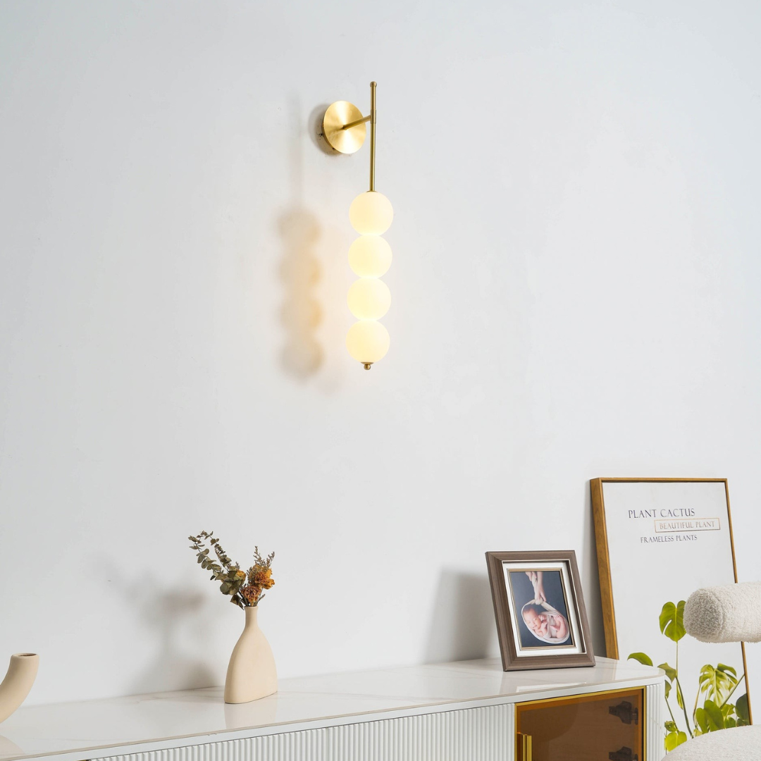 Astir - Elegante Luxusuhr Wandlampe für den Innenbereich