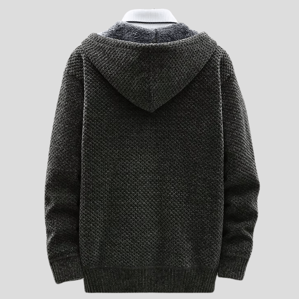 Lorent™ | Premium-Thermo-Strickhoodie: weiche Wärme und überlegener Tragekomfort