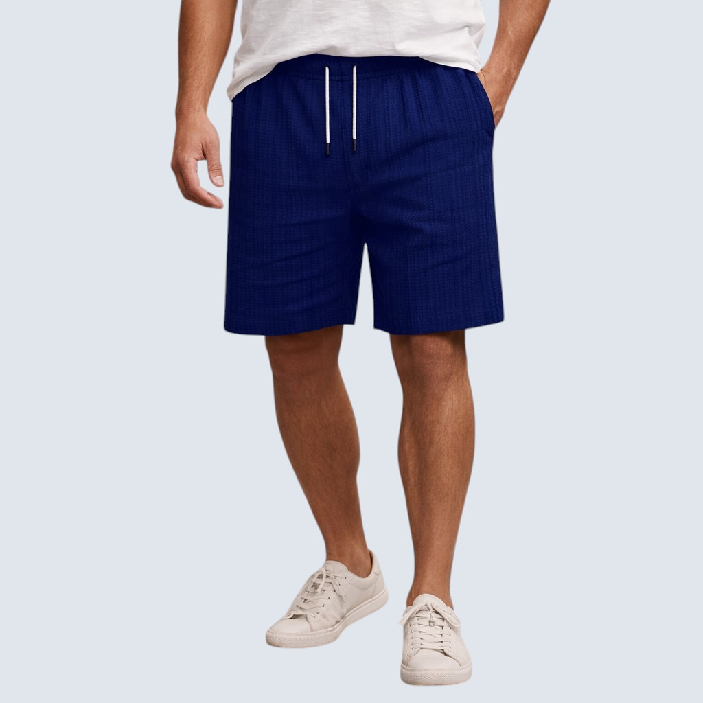 Herren Leinen-Shorts Atmungsaktiv Regular Fit für den Sommer