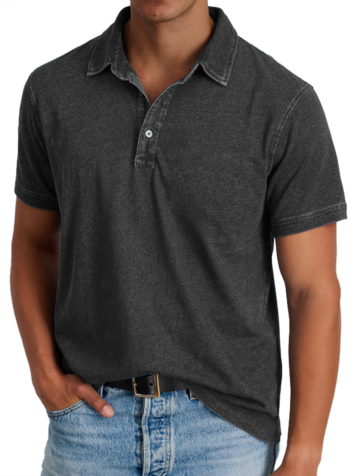 Raveena - Elegantes Polo mit Kragen für einen eleganten Look