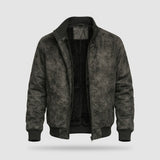 Herren Reissverschlussjacke - Robuster Hueftlanger Wintermantel