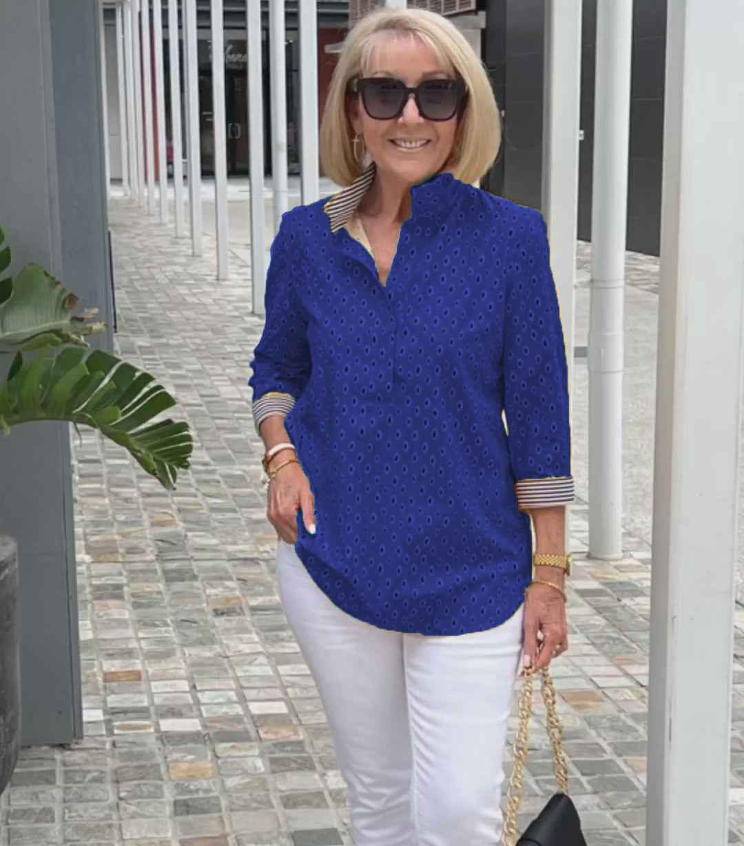 Elegantes Zweiteiliger Serene Stil Ensemble