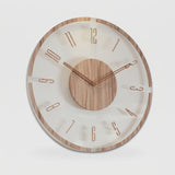 Quadratische Holz-Wanduhr – Vintage-Design, Bestseller