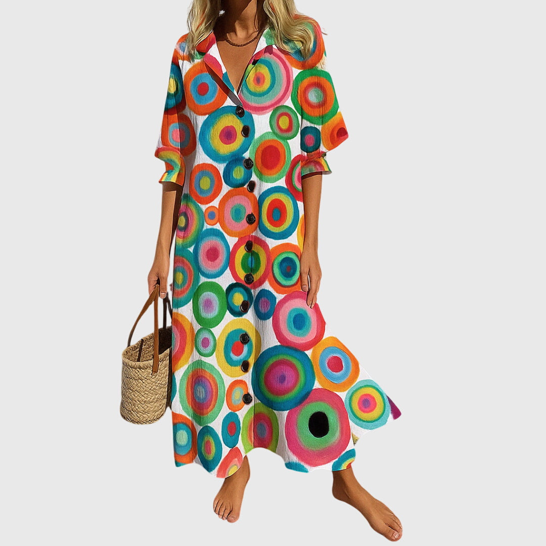 Damen's Elegant Slimming Kleid