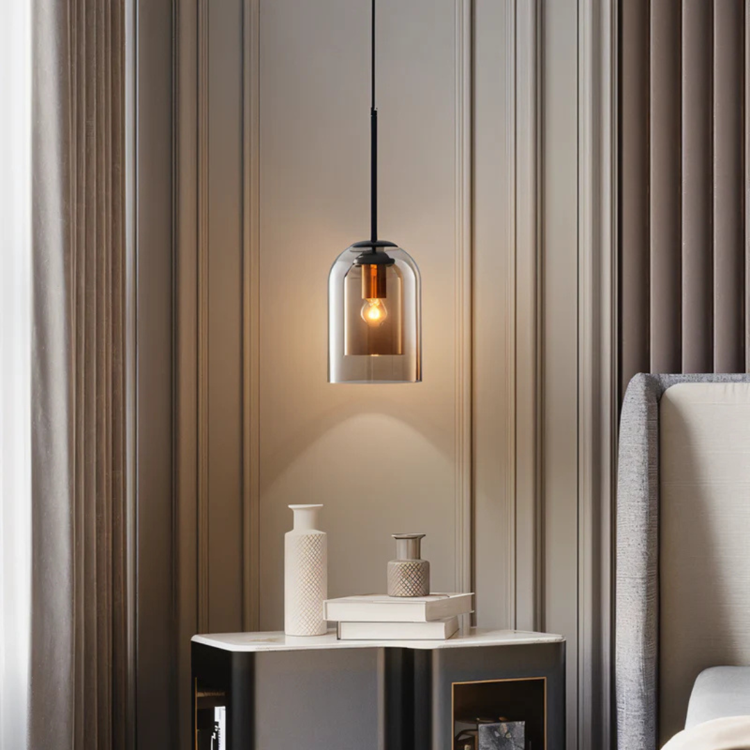 Lucidra - Elegante moderne Glaspendelleuchte