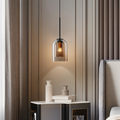 Elegant moderne glaspendellampe