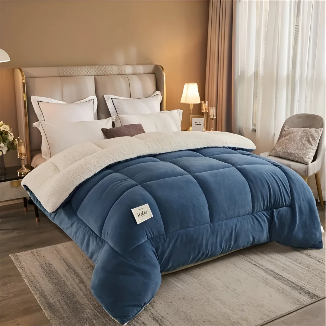 Vorlis Luxe Fleece Teddybär Bettbezug für ultimativen Komfort
