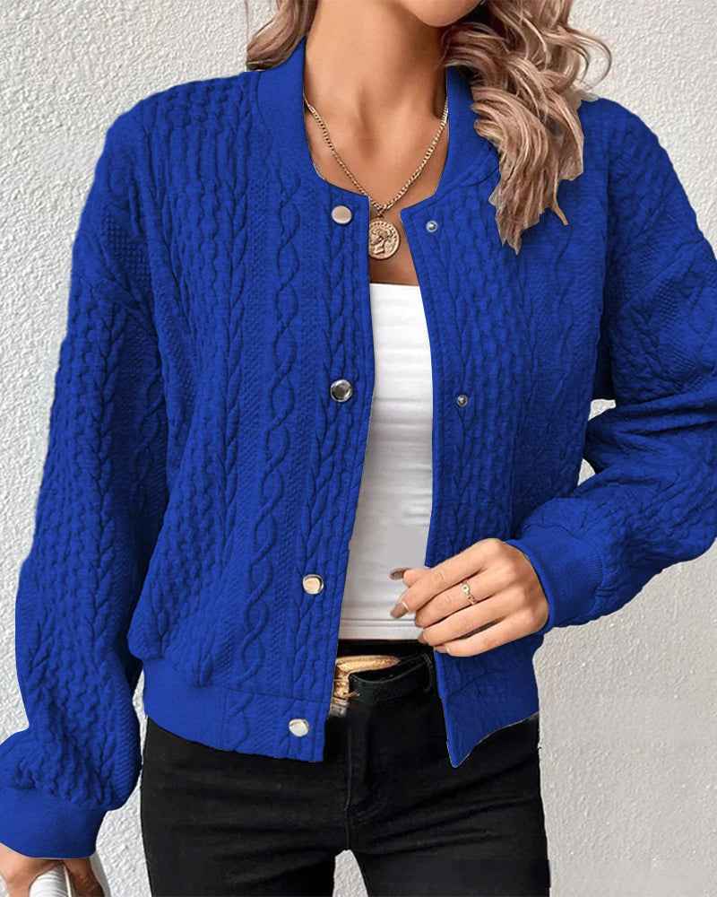 Lise | Luxe Bomber-Strickweste