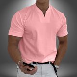 Herren's Dominic V-Neck Tee – Sleek, Everyday T-Hemd