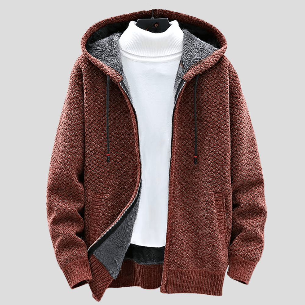 Lorent™ | Premium-Thermo-Strickhoodie: weiche Wärme und überlegener Tragekomfort