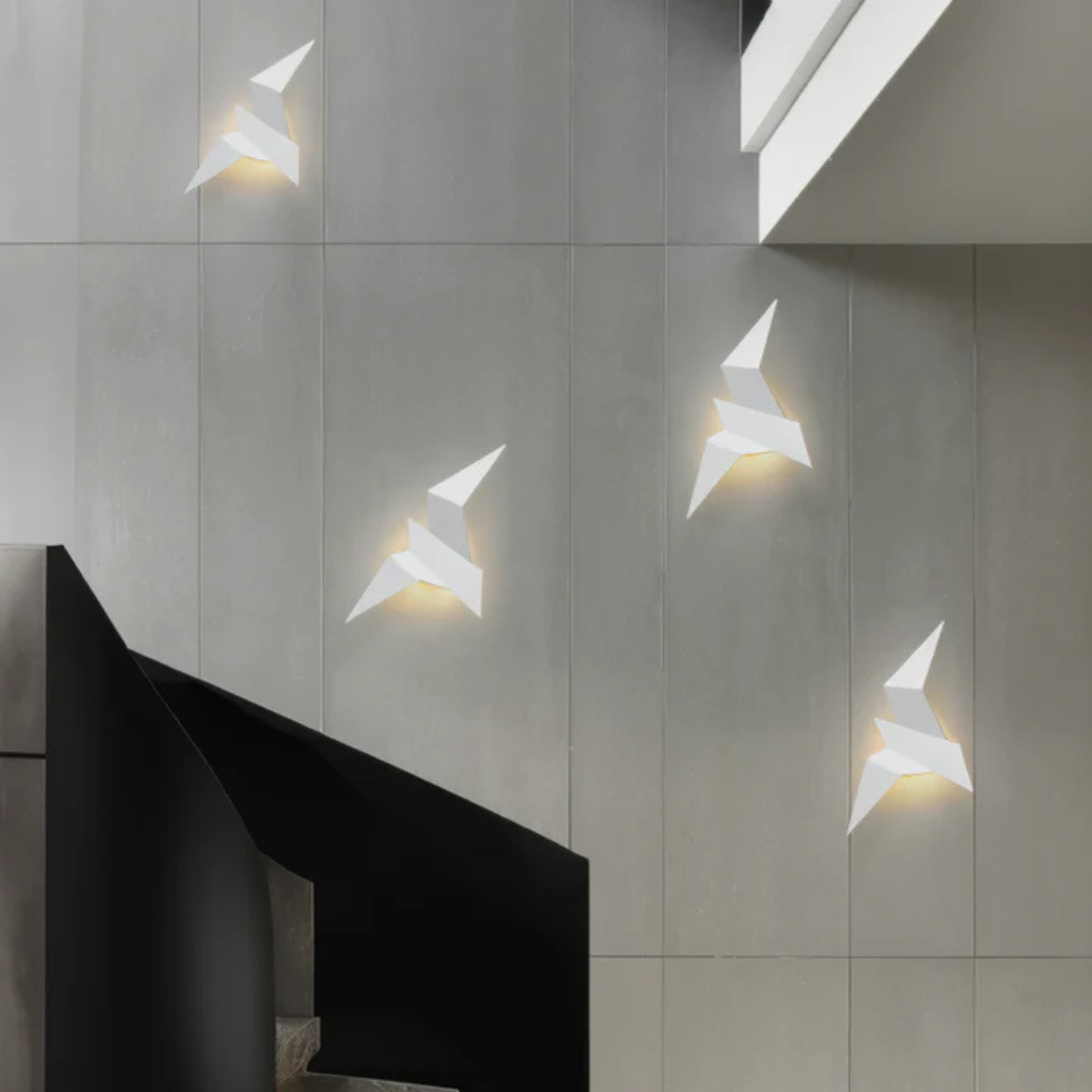 Einzigartige Origami Wandlampe - Stilvolle Innenbeleuchtung für ein Modernes Design
