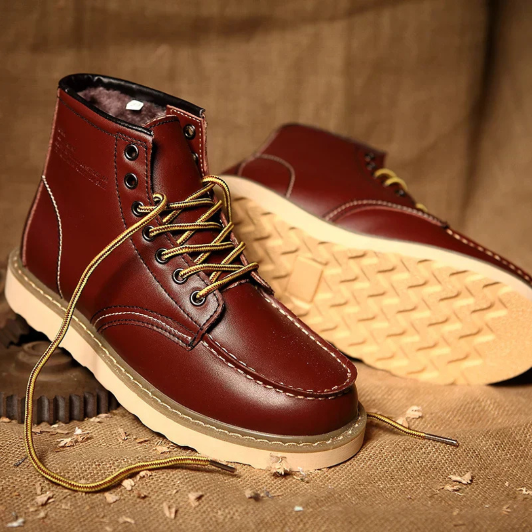 Cole - Elegante Vintage-Leder-Stiefeletten