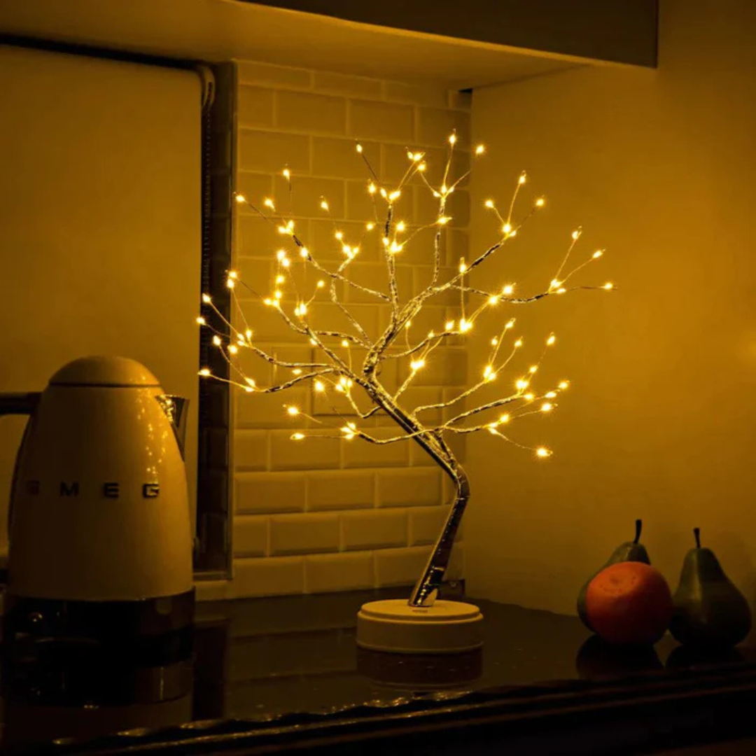 Coralia - Elegante Tischlampe mit 108 LEDs für stimmungsvolles Licht