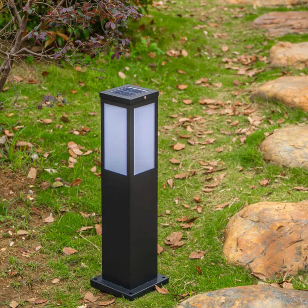 Viora – Energieeffiziente Moderne Solar Außenlampe für stilvolle Beleuchtung