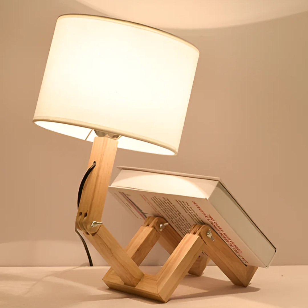 Rilna - Moderne Flexibele Houten Tafellamp für Stilvolle Beleuchtung