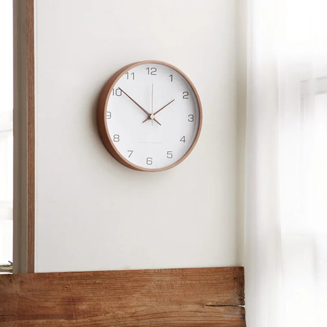 Transcend - Stilvolle Moderne Wanduhr aus Holz für ein Zeitgenössisches Zuhause