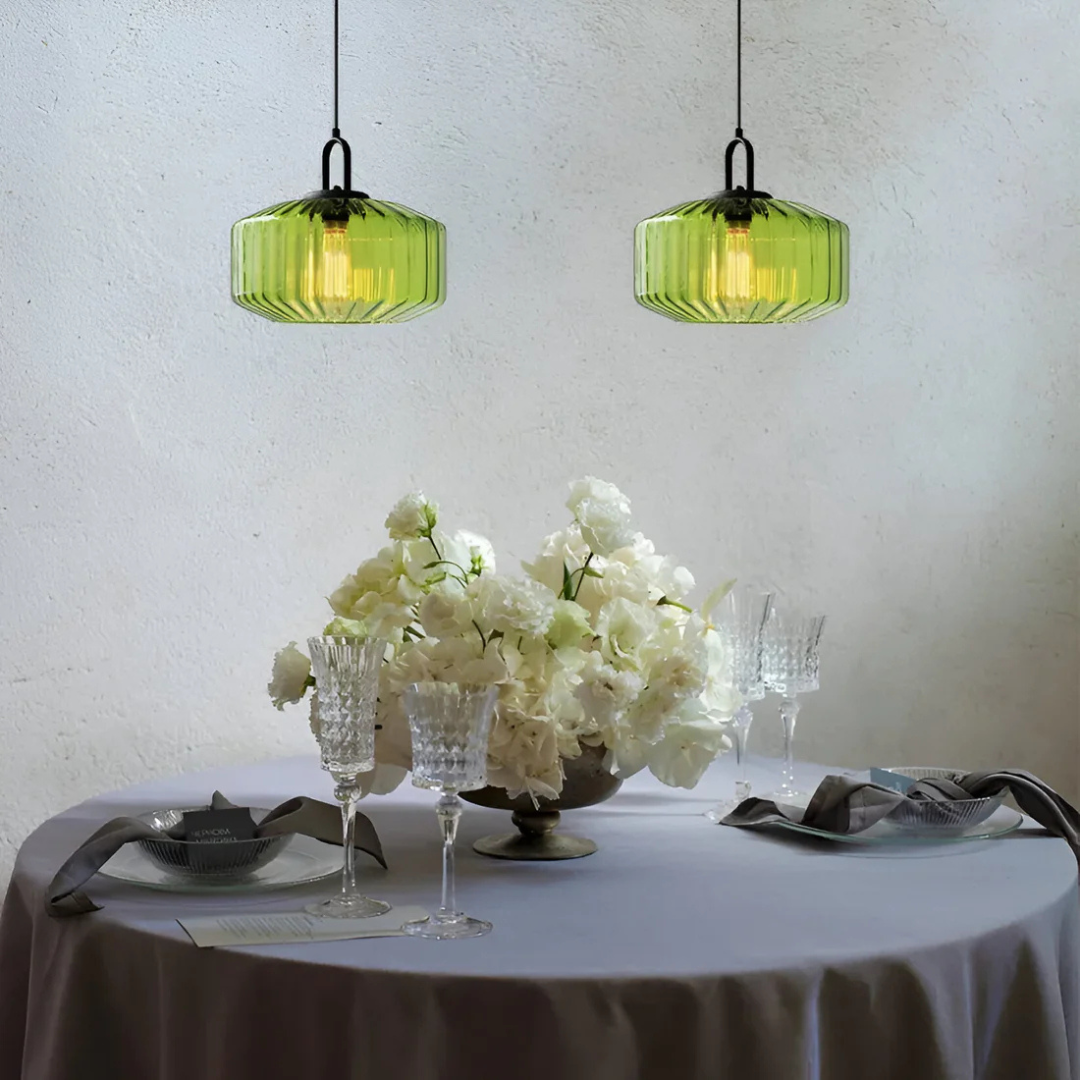 Mireta - Vintage Stilvolle Bunte Glas Hanglampe für eine Einzigartige Atmosphäre