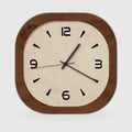 Quadratische Holz-Wanduhr – Vintage-Design, Bestseller
