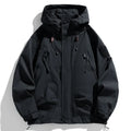 Herren Wasserdichte Kapuzen-Windjacke