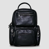 Herren 2-in-1 Leder Brusttasche und Rucksack