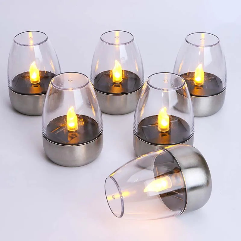 Wasserfeste SolarFlame LED-Kerzen für eine warme und sichere Atmosphäre
