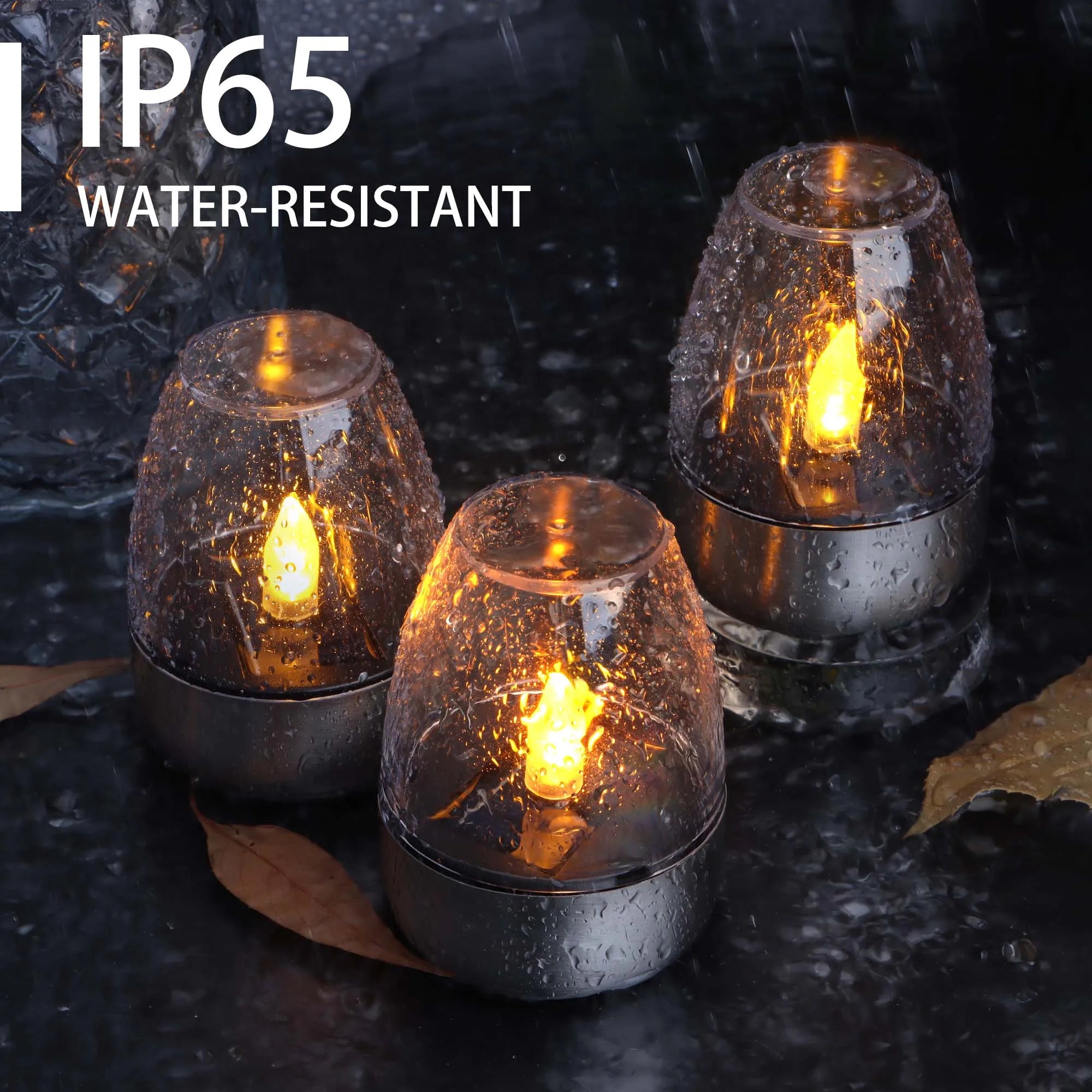 Wasserfeste SolarFlame LED-Kerzen für eine warme und sichere Atmosphäre