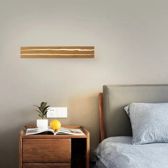 Wandlampe WoodCrack – Fügen Sie Ihrer Dekoration einen Hauch natürlichen Charmes hinzu