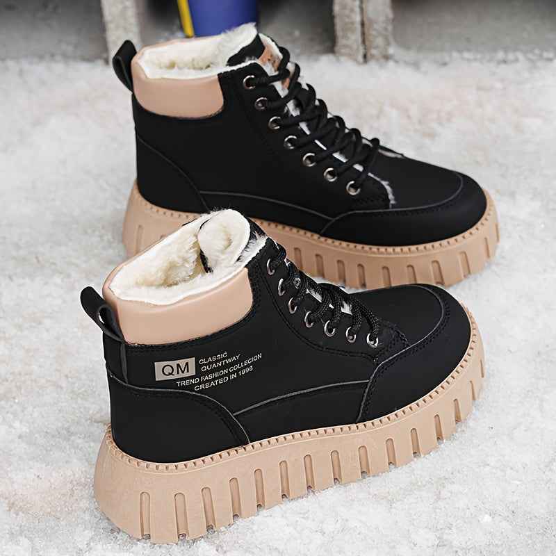 Celestine - Gemütliche, warme, stilvolle gefütterte Sneaker für ganztägigen Tragekomfort