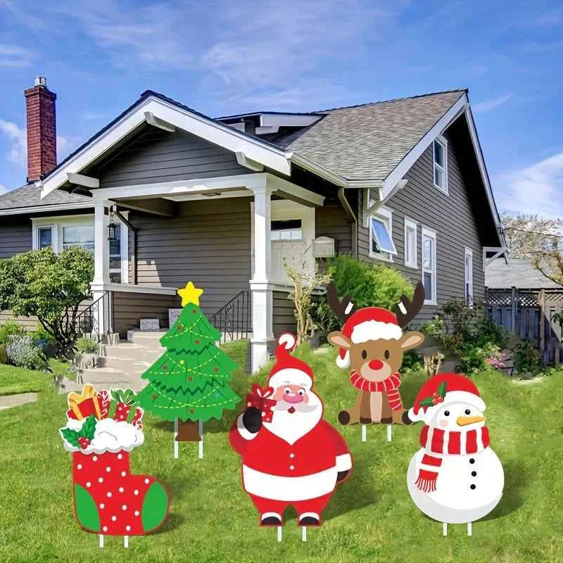 MerryShine - Festliche Outdoor-Weihnachtsbeschriftung für volle und fröhliche Gärten