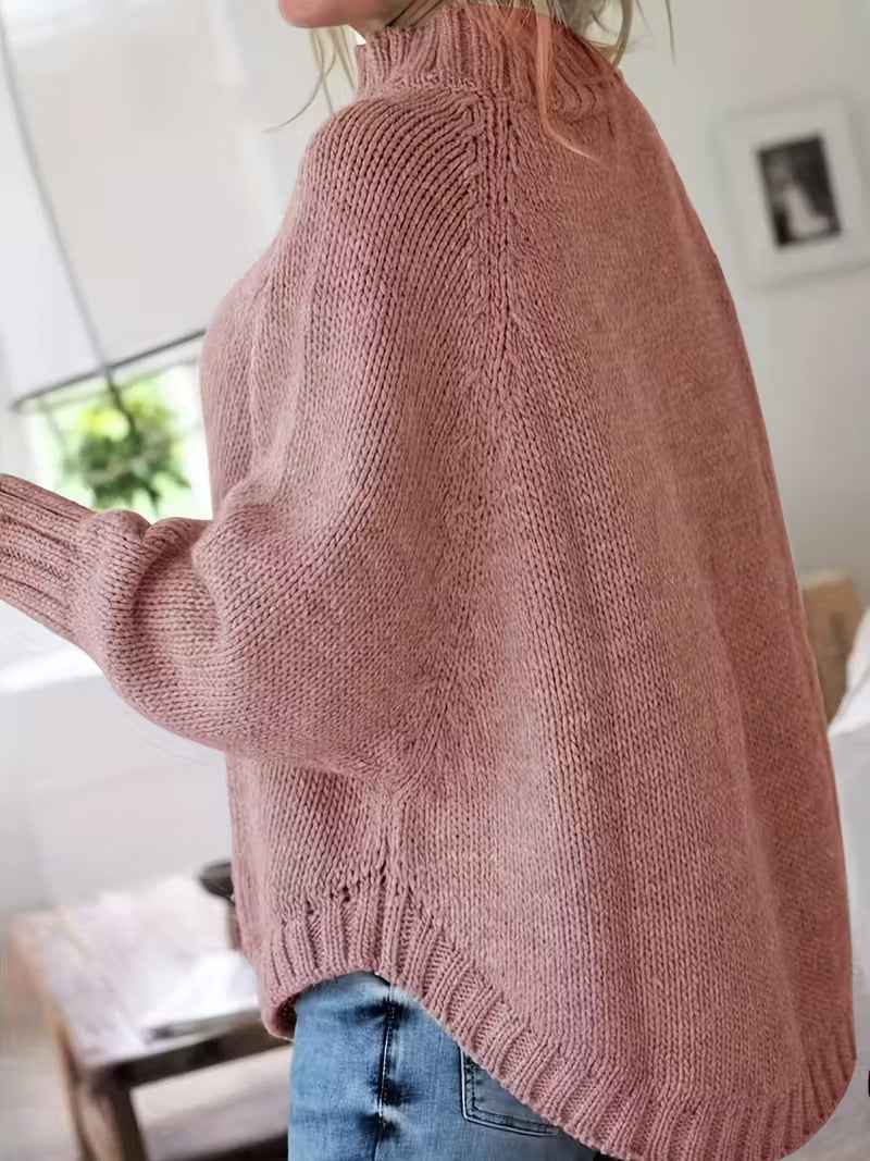 PAMELLA – Oversized-Kordelstrickpullover für einen bequemen und eleganten Stil